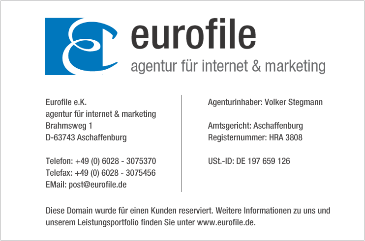 eurofile e.K. agentur fr internet & marketing